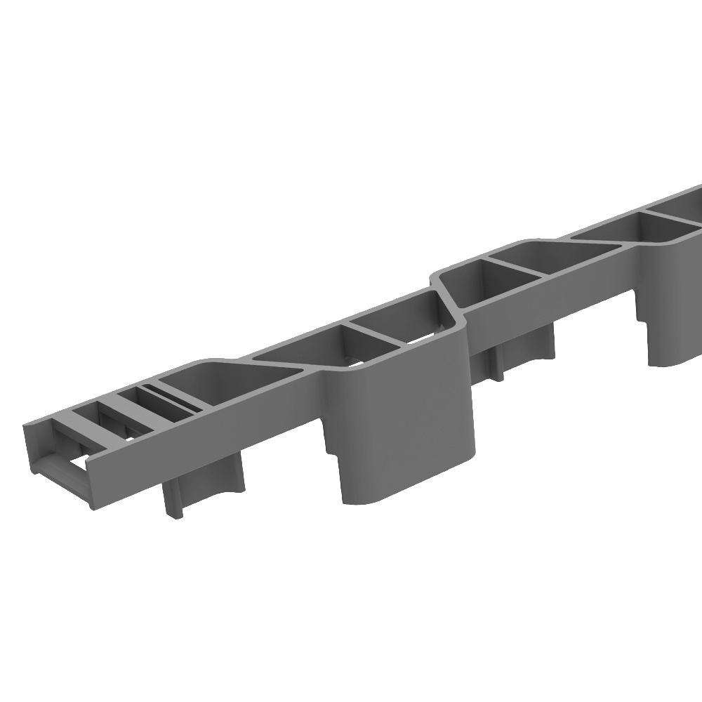 Rebar spacers made of PE