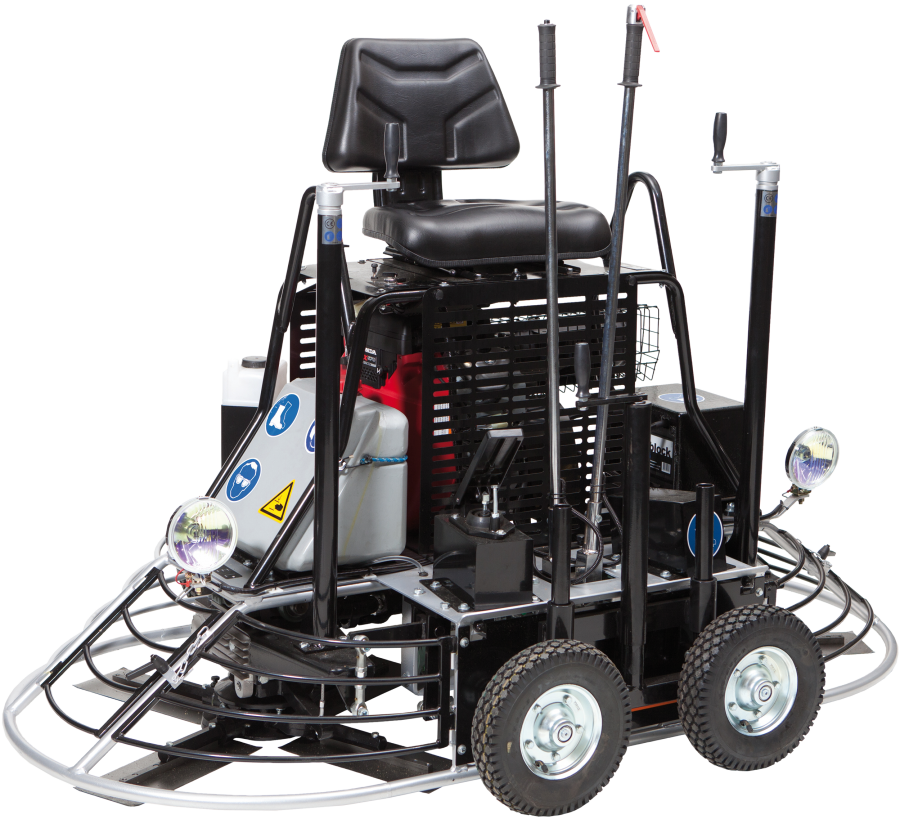 Concrete smoothing machine