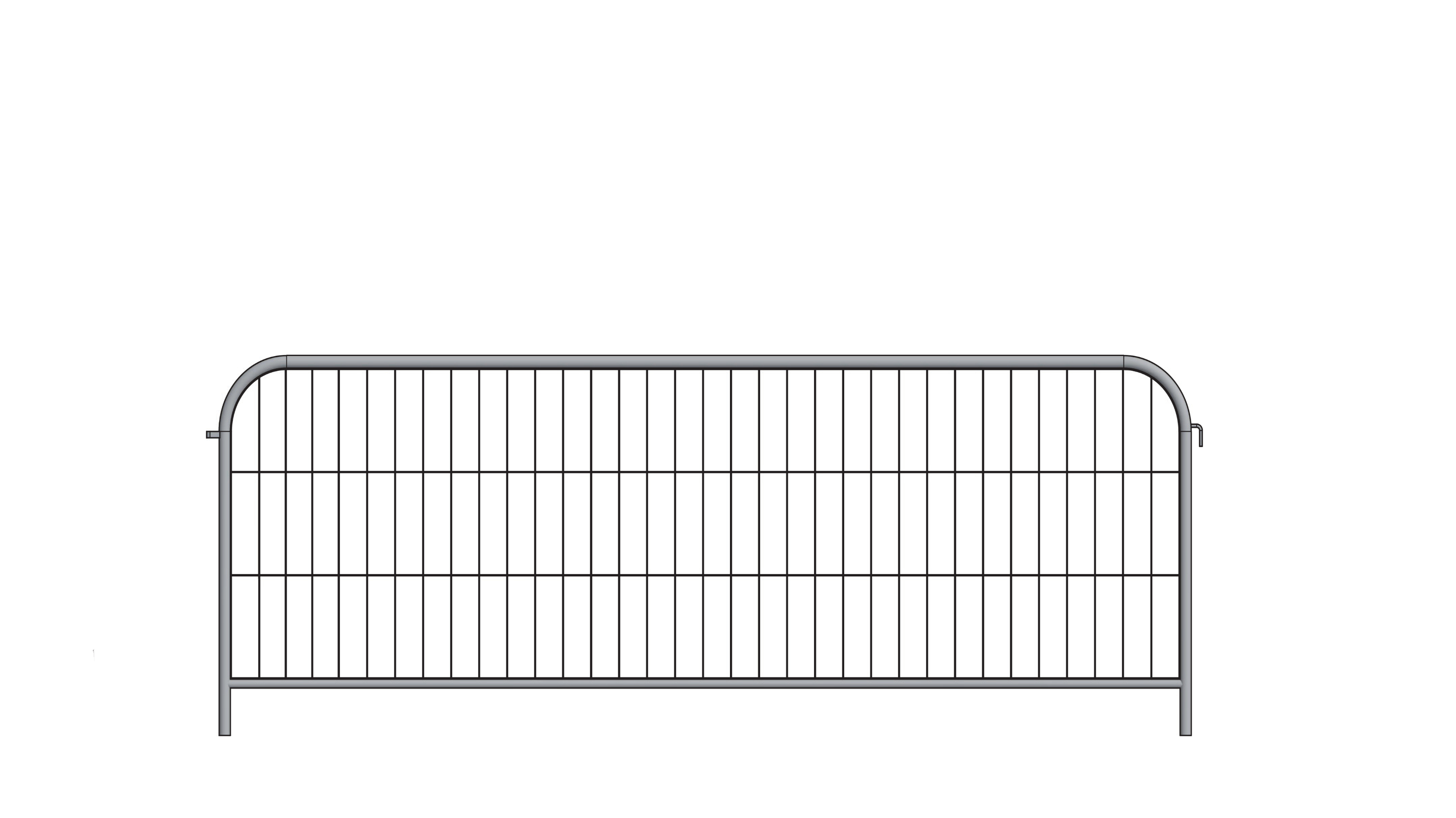 Mobile fence gz. heigth 120 cm