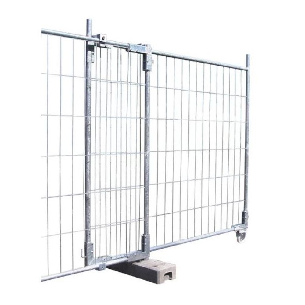 Nachrüstsatz für Schiebetor für Bauzaun