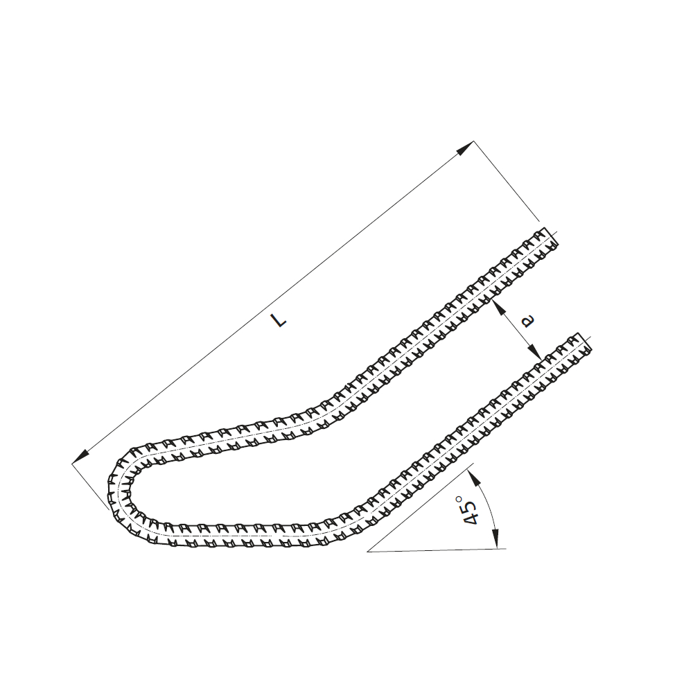 Schlaufenanker Ø 26,5  L-800 mm