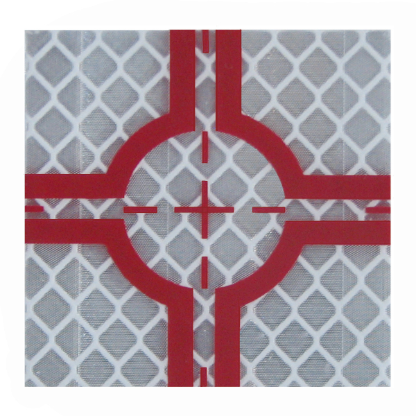 Reflektierende Zielmarke 4 x 4 cm