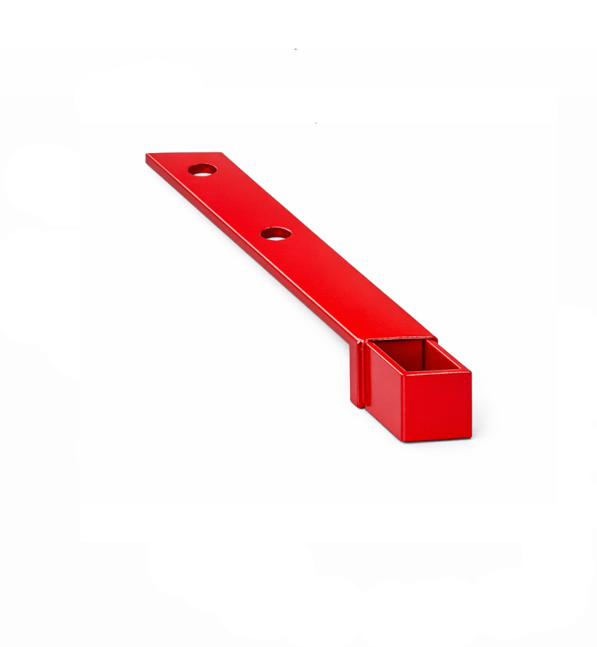 Painted wall mounting bracket