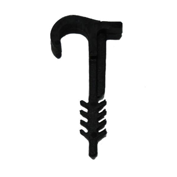 Plastic fixation clip type B