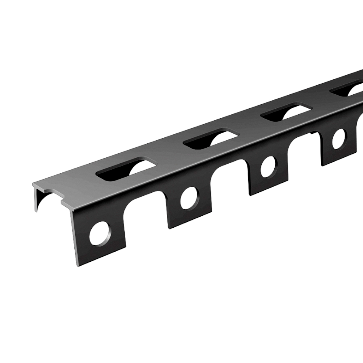 Rebar spacers with sidewise recesses