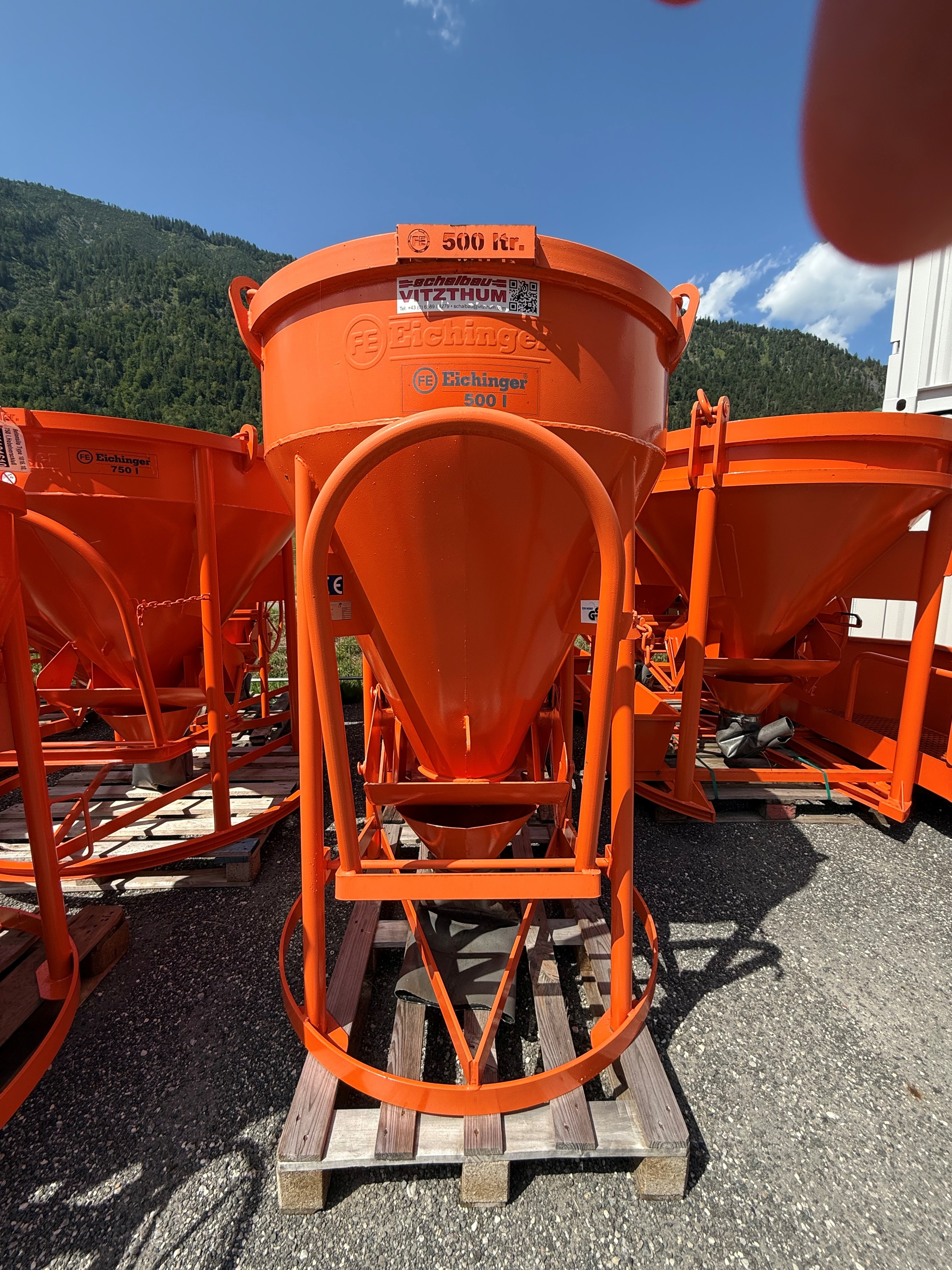 Betonsilo Type 1016.8, 500 l Hebelverschluß - €900,-