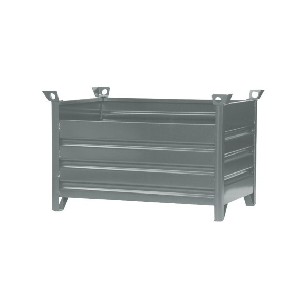 Full-wall stacking container galvanized