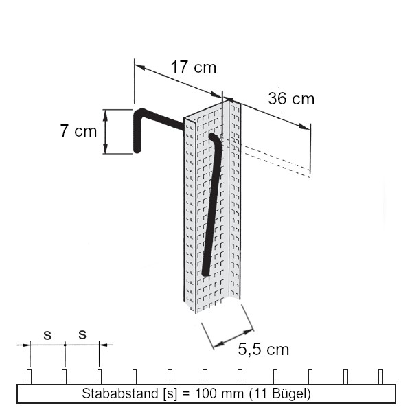 VIBA- Rebar connection (Single row)