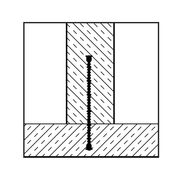 Joint tape with internal round steel