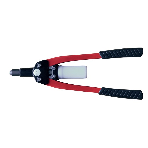 Hand riveting pliers with special head