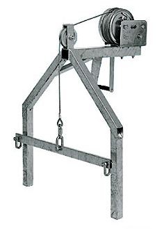 Hand hoist with rack , 20 m