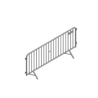Absperrgitter mit Füßen 250 x 110 cm Absperrgitter mit Füßen 250 x 110 cm