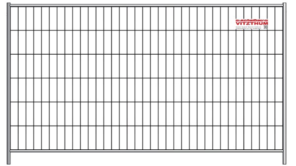 Mobilzaun Element 350 x 200 cm