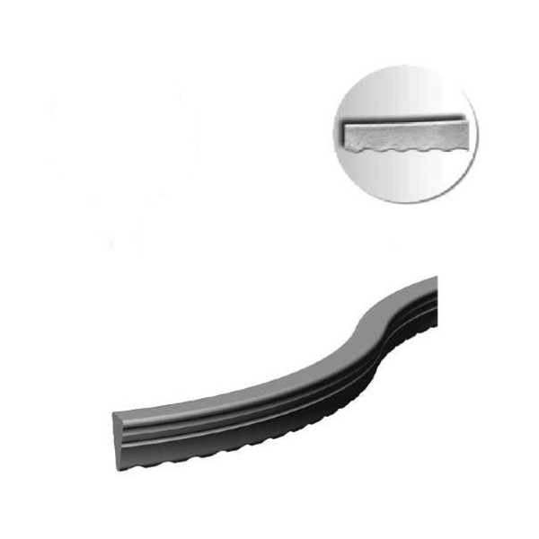 Flächenabstandhalter Schlange mit Noppen