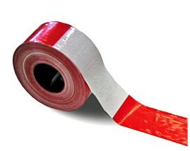 Barrier tape red - white - red