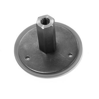 Erdungsfestpunkt Ø 80 mm M 10 / M 12 Edelstahl A4 ohne Achse