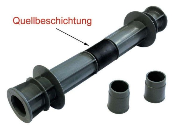 VIBADISTANCE-Spacer tube (VDZ) incl. 2 plugs and a swell covering